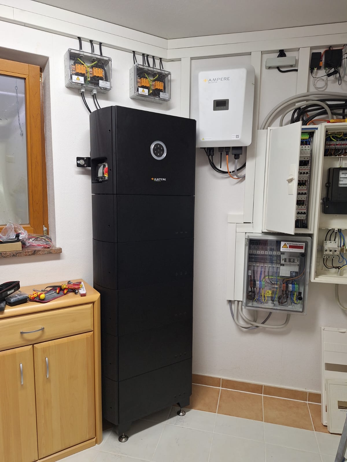 Residential solar energy system equipment in the Frankfurt region